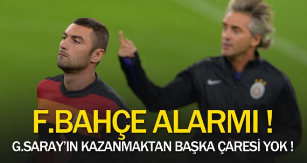 G.Saray'da F.Bahe alarm